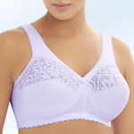  Glamorise Stütz-BH mit Stickereispitze FLIEDER