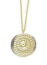 Wundervolle Halskette mit Kristallen 