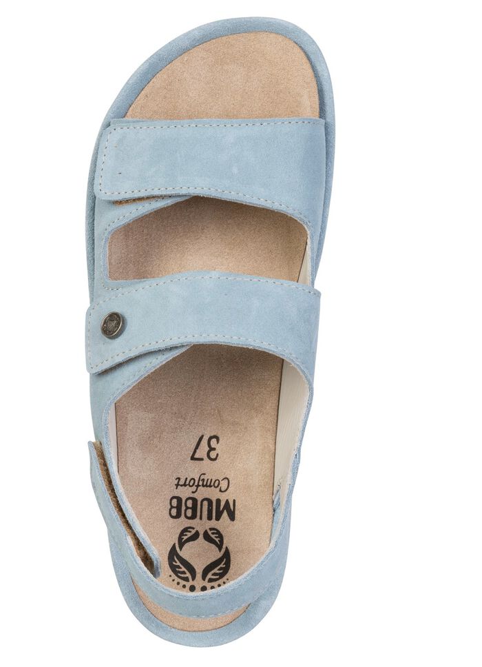 Mubb, bequeme Damen-Sandalen, Weite H, mit herausnehmbarem Fussbett 