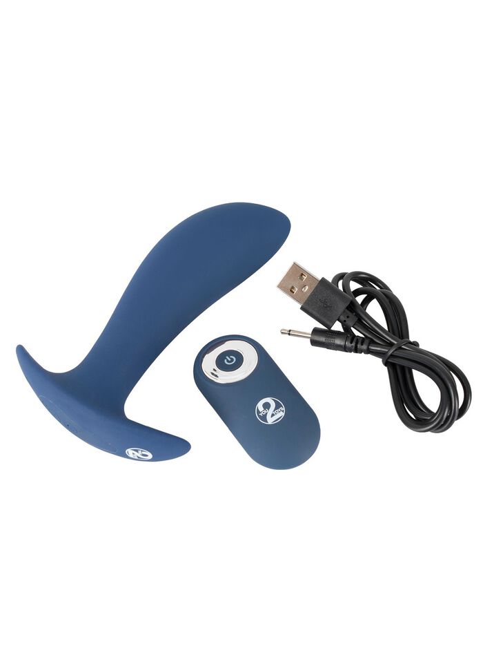 Seidig zarter Analplug mit Fernbedienung 