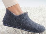 Laurina Filz-Hausschuh aus recyceltem Polyester MARINE