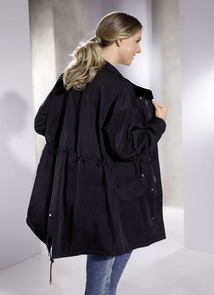 Kurzmantel mit legerem Schnitt 