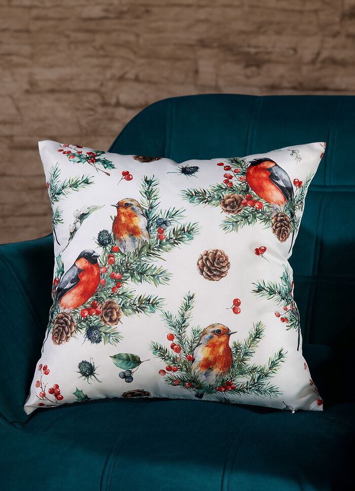 Beidseitig bedruckter Kissenbezug mit Reissverschluss 