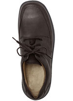 GINO GALANTE, klassische Herren-Schnürschuhe, mit herausnehmbarem Fussbett MOKKA