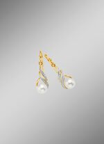 Ohrhaken mit S&uuml;sswasser-Zuchtperlen 