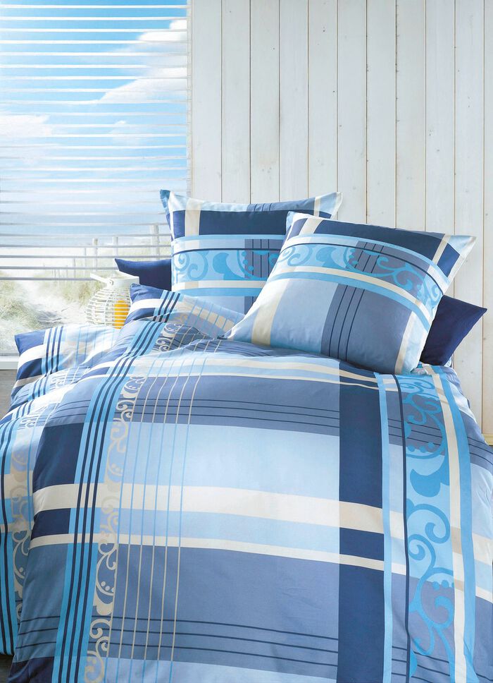 &laquo;Dormisette&raquo; Bettw&auml;sche-Garnitur, verschiedene Farben und Qualit&auml;ten BLAU