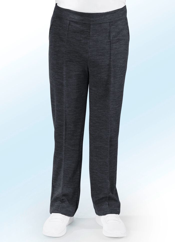 &laquo;Athlet&raquo;-Kurhose in 7 Farben ANTHRAZIT-MELIERT