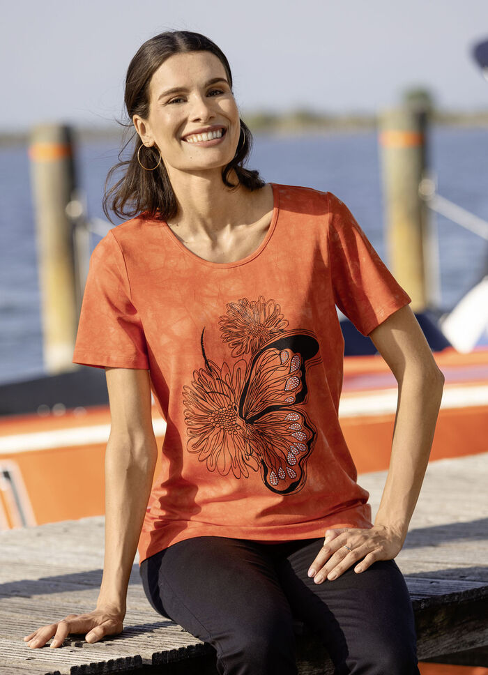 Shirt in toller Batik-Optik 