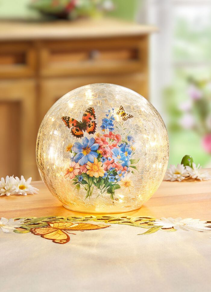 Glaskugel mit Beleuchtung 