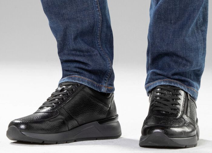 GINO GALANTE, klassische Herren-Sneaker, mit Reissverschluss 