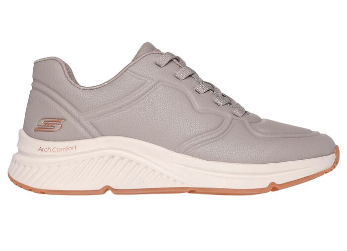 SKECHERS, sportliche Damen-Sneaker, mit Schn&uuml;rung TAUPE