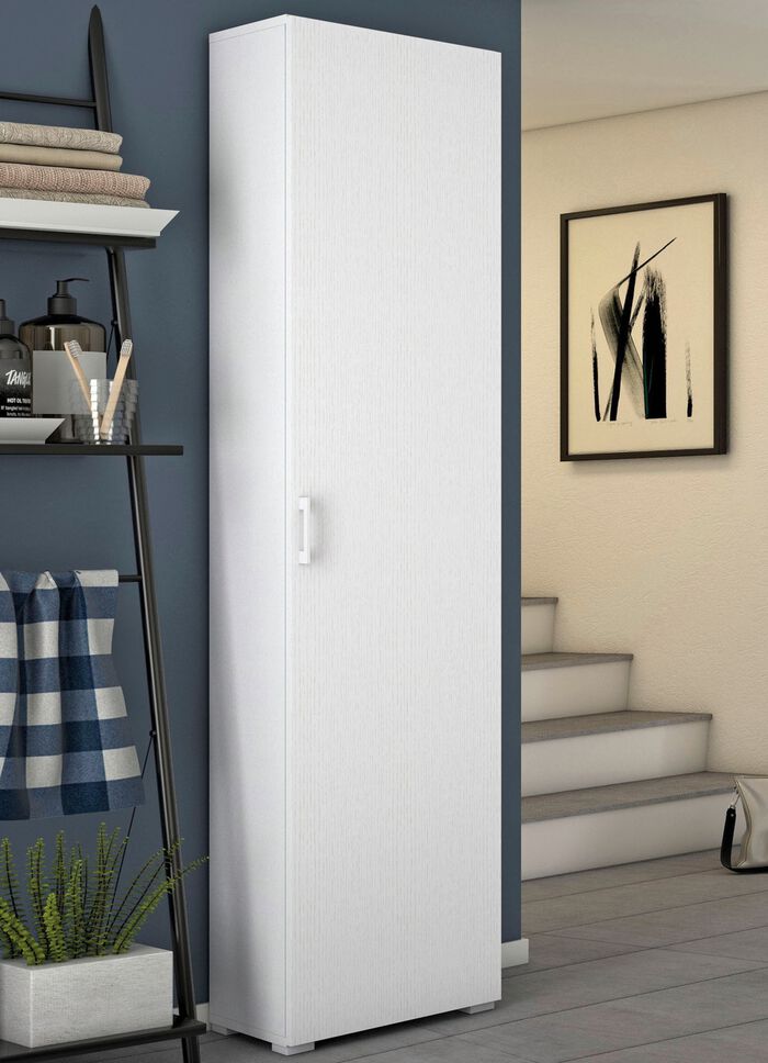 Praktische Schr&auml;nke in geradlinigem Design WEISS