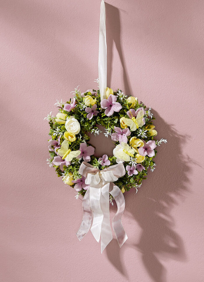 Wandkranz auf Buchsbaumbasis 