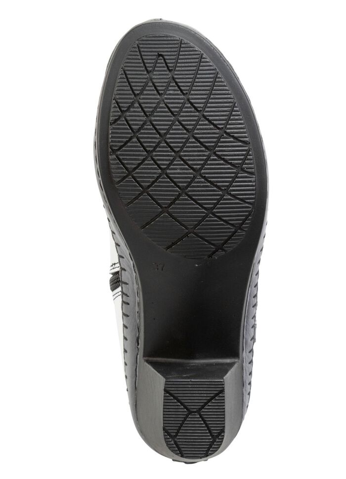 Gemini Stiefelette aus Rind-Nappaleder mit Kontraststreifen 