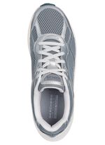 SKECHERS, sportliche Damen-Sneaker, mit herausnehmbarem Fussbett SILBER-GRAU