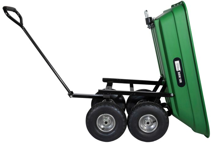 Gartenwagen von Güde mit Kippfunktion GRÜN-SCHWARZ