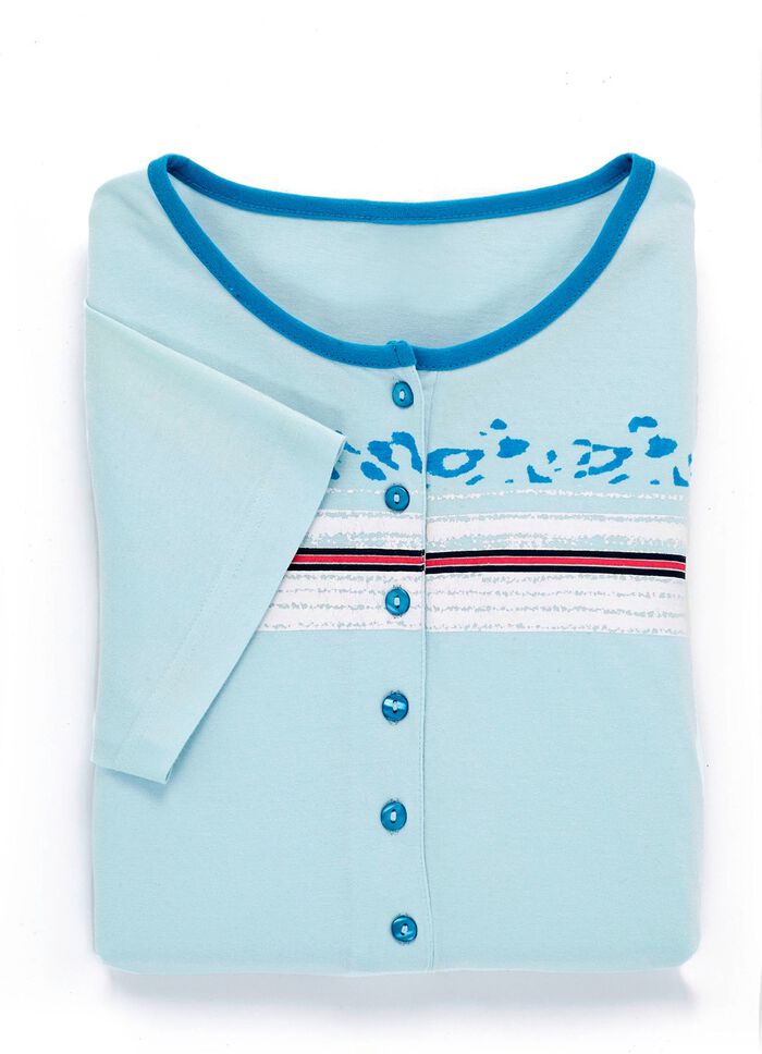 Zweierpack Nachthemden mit platziertem Druck vorne 