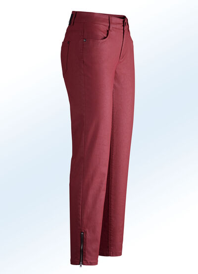 Dezent schimmernde Hose 