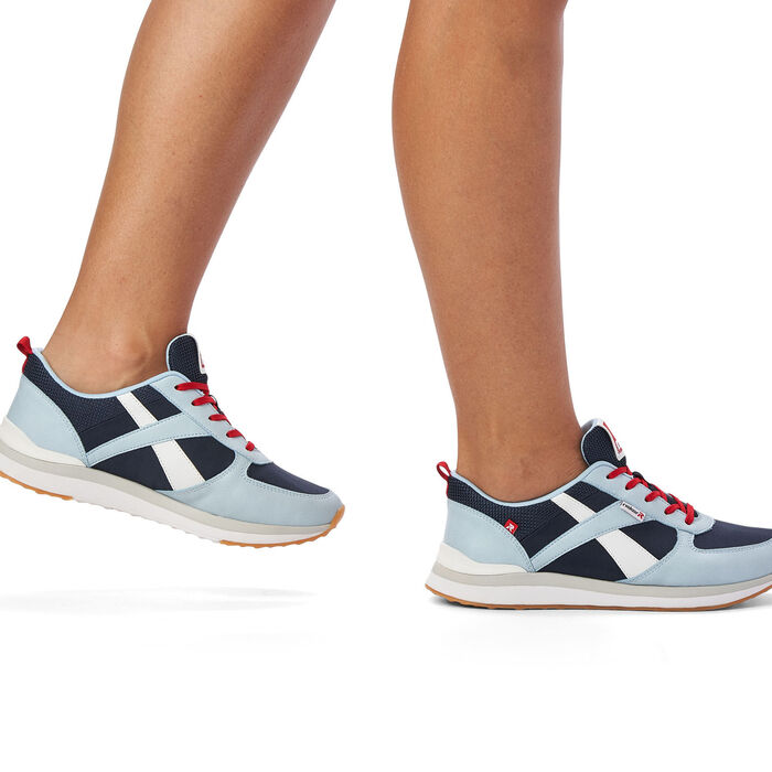 Rieker Sneaker mit klassischer Schürung BLAU