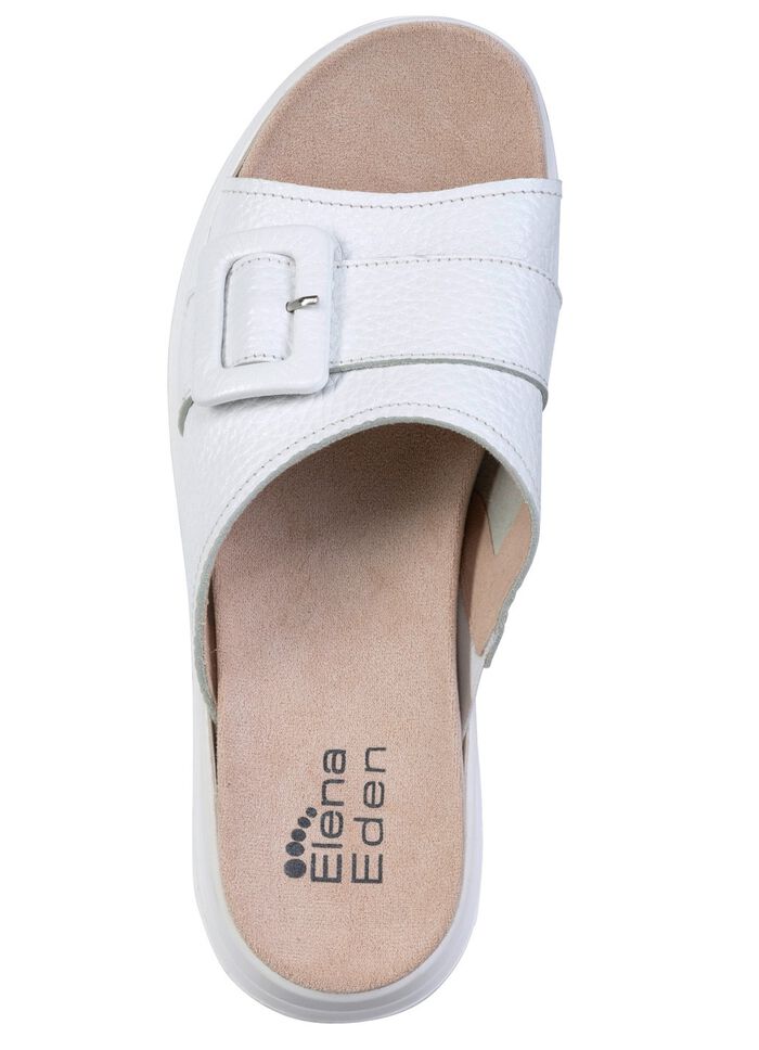 ELENA EDEN, modische Damen-Pantoletten, Weite G, mit herausnehmbarem Fussbett 