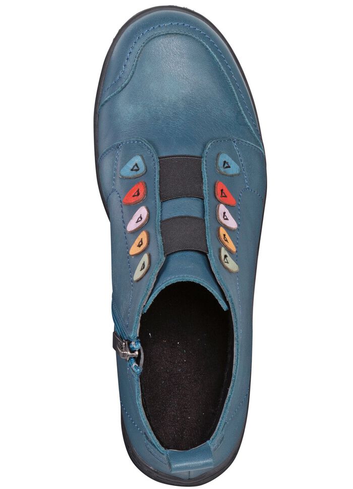 ELENA EDEN, gef&uuml;tterte Damen-Boots, Winterschuhe, Weite H, mit herausnehmbarem Fussbett JEANS