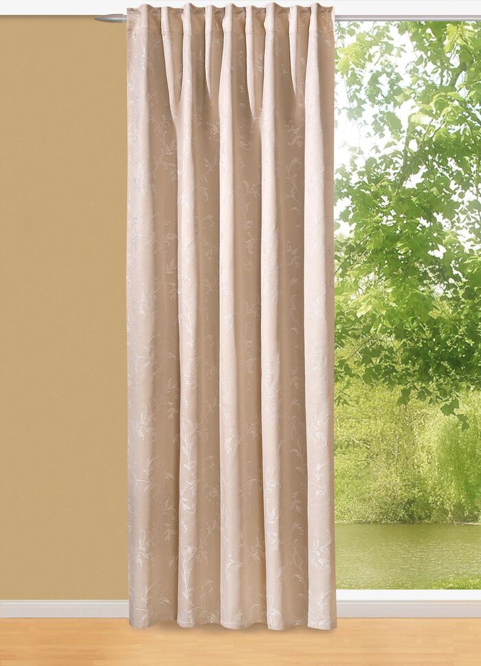 &Uuml;bergardine mit Ranken-Motiv 