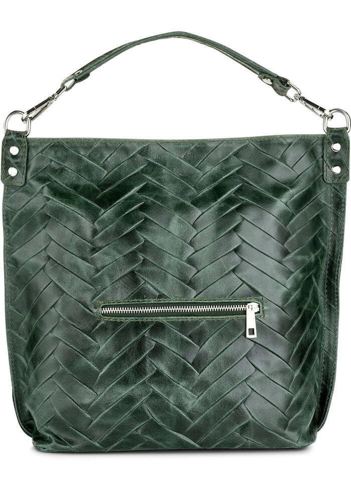 Laurina Tasche mit Zierschloss am Seitenfach TANNE