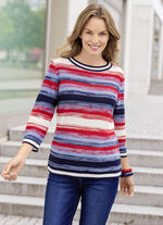 Pullover in tollem Ringeldessin 