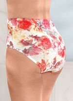 Viererpack Slips mit h&uuml;bschem Floraldessin 