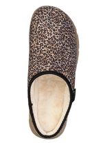 Laurina, modische Damen-Hausschuhe, mit Pl&uuml;sch 