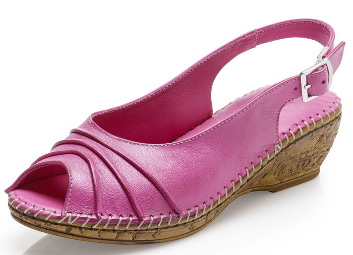 Gemini Sandalette mit aparter Biesenzier PINK