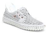 Gemini, sommerliche Damen-Schn&uuml;rschuhe, Weite G, mit herausnehmbarem Fussbett WEISS