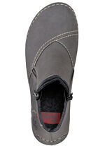 Rieker Bootie aus schattiertem Synthetikmaterial GRAU-SCHWARZ