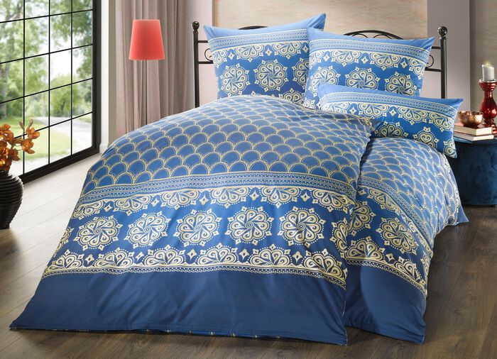 Renforc&eacute; Bettw&auml;sche-Garnitur mit Reissverschluss SAPHIR