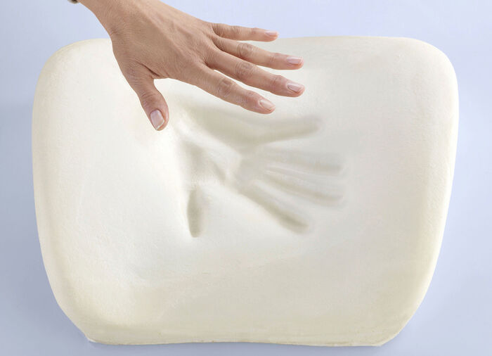 Kopfkissen mit Gelschaumflocken-Füllung 
