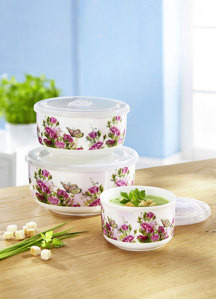 Schüssel-Set aus Porzellan, 3-teilig 