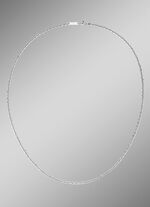 Diamantierte Ankerkette in edlem Silber 