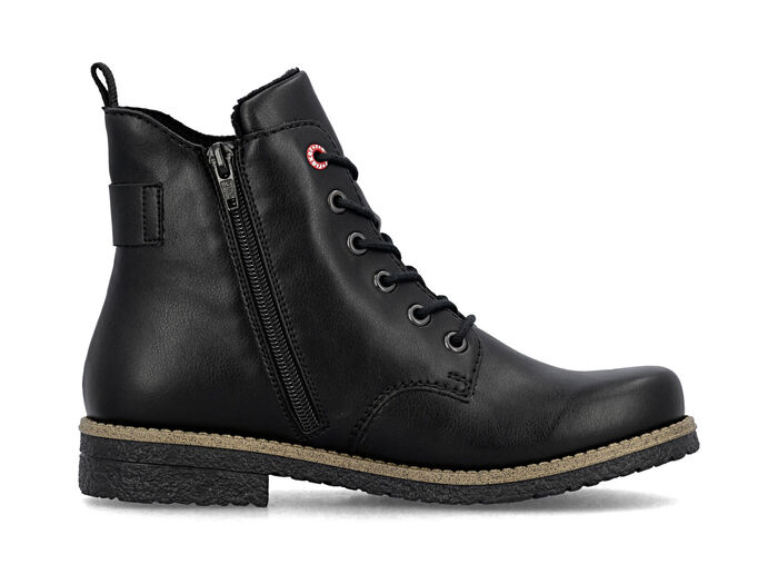 Rieker, klassische Damen-Stiefeletten, mit Reissverschluss SCHWARZ