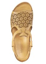 Gemini Sandale aus schattiertem Nappaleder mit Pr&auml;gung 