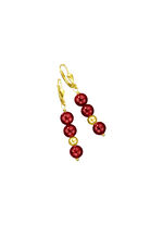 Ohrhänger, echt Granat 