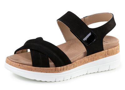 ELENA EDEN, bequeme Damen-Sandalen, Weite H, mit herausnehmbarem Fussbett 