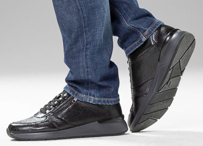 GINO GALANTE, klassische Herren-Sneaker, mit Reissverschluss 