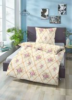 Bettw&auml;sche-Garnitur in kuschelweicher Qualit&auml;t GELB