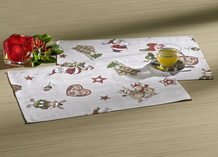 Tisch- und Raumdekoration aus Baumwolle BUNT