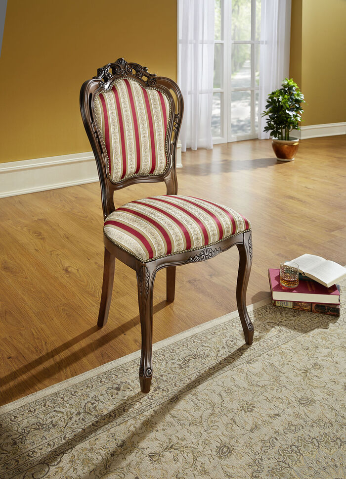 Stühle, 2er-Set NUSSBAUM-ROT