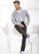 Freizeitanzug mit seitlichem Strickeinsatz 