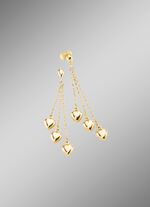 S&uuml;sse Herz-Ohrstecker aus Gold 