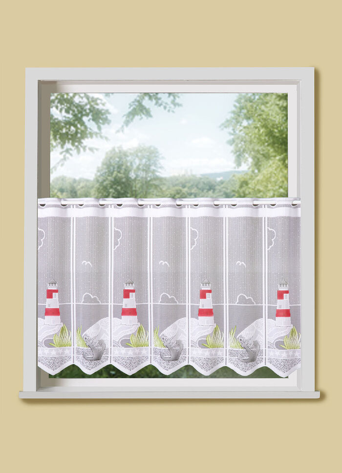 Kurzstore mit Leuchtturm-Motiven 