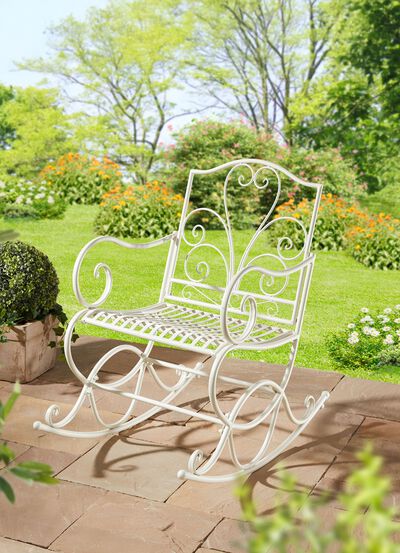 Schaukelstuhl aus Eisen 