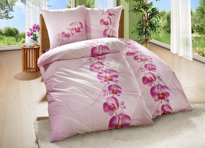 Renforcé-Bettwäsche-Garnitur aus dem Hause Dobnig ROSA